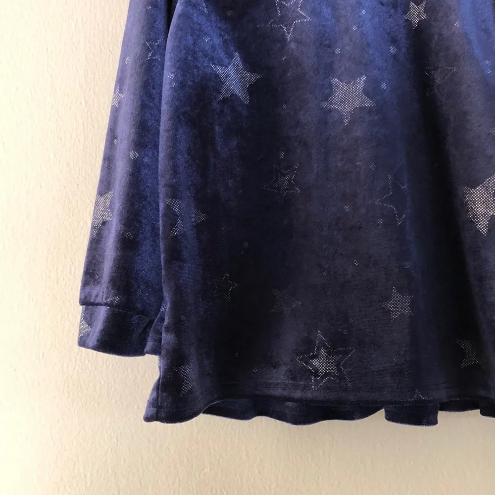 Gymboree Midnight Blue Toddlers Dress With Shinny Stars
